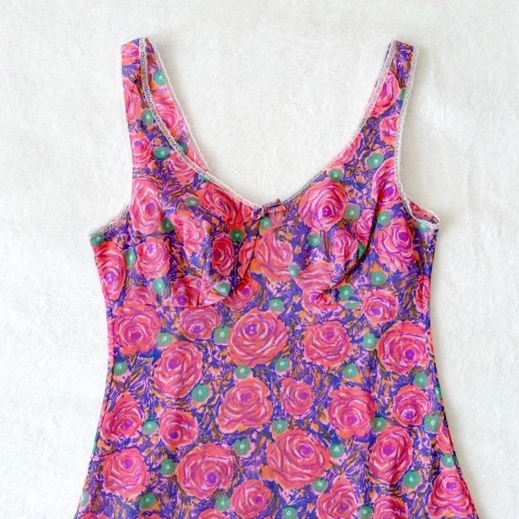 Vintage 70s Triumph International Nylon Slip Dress S - Picture 6 of 8